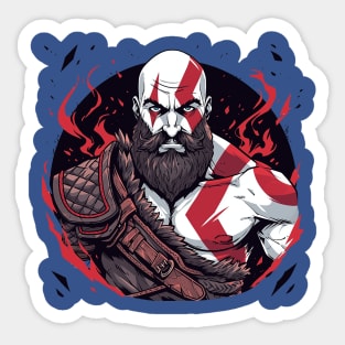 kratos Sticker